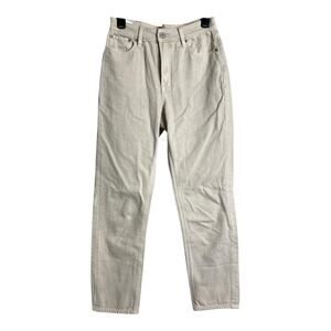 American Eagle Mom Straight Jean Beige Jeans Denim Pants 2